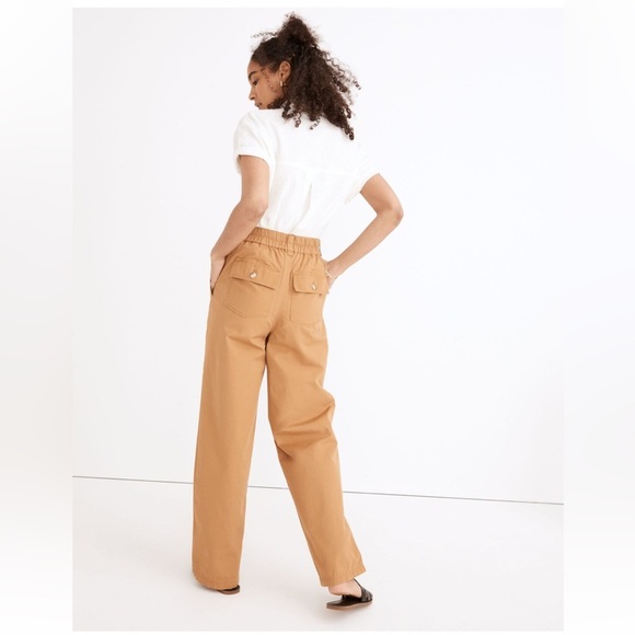 Madewell Cotton Ripstop Pull-On Straight Cargo Pants - Picture 2 of 10